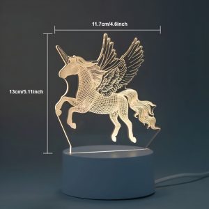 Cross-border festival activities advertising table lamp 3D night light acrylic bedside atmosphere gift pattern