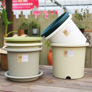 Four Seasons Flower Pot Nordic Simple Creative Gallon Basin Deep Deepot Large Personalized Balcony Green Rose Plastic Flower Pot